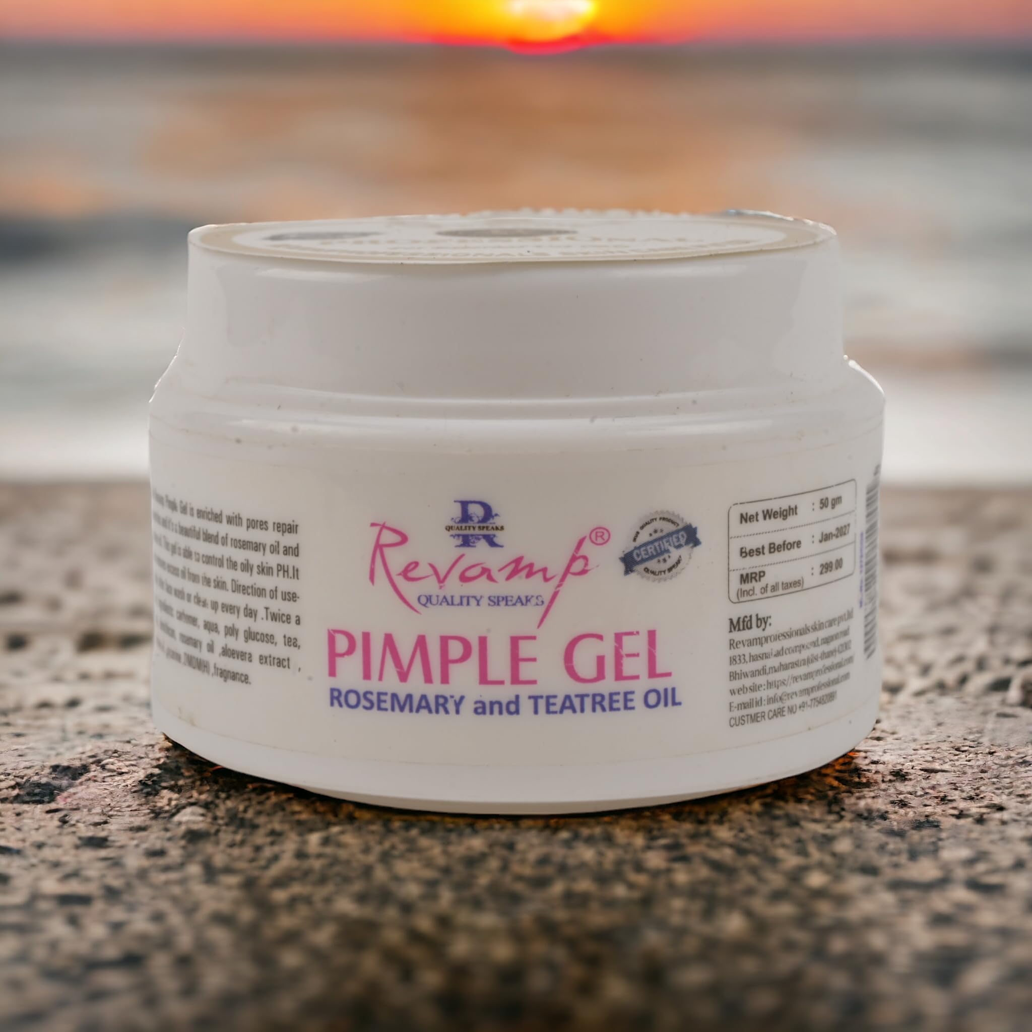 REVAMP Pimple Treatment Gel with Rosemary and Teatree Oil, 50g-picture-28