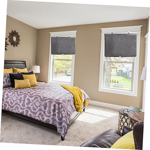 Miniatura 4 de Parasol portátil para balcón, luz de techo para mujer, interior perforado con ventosa, opaca, opacidad, pantalla de papel plisado, persianas