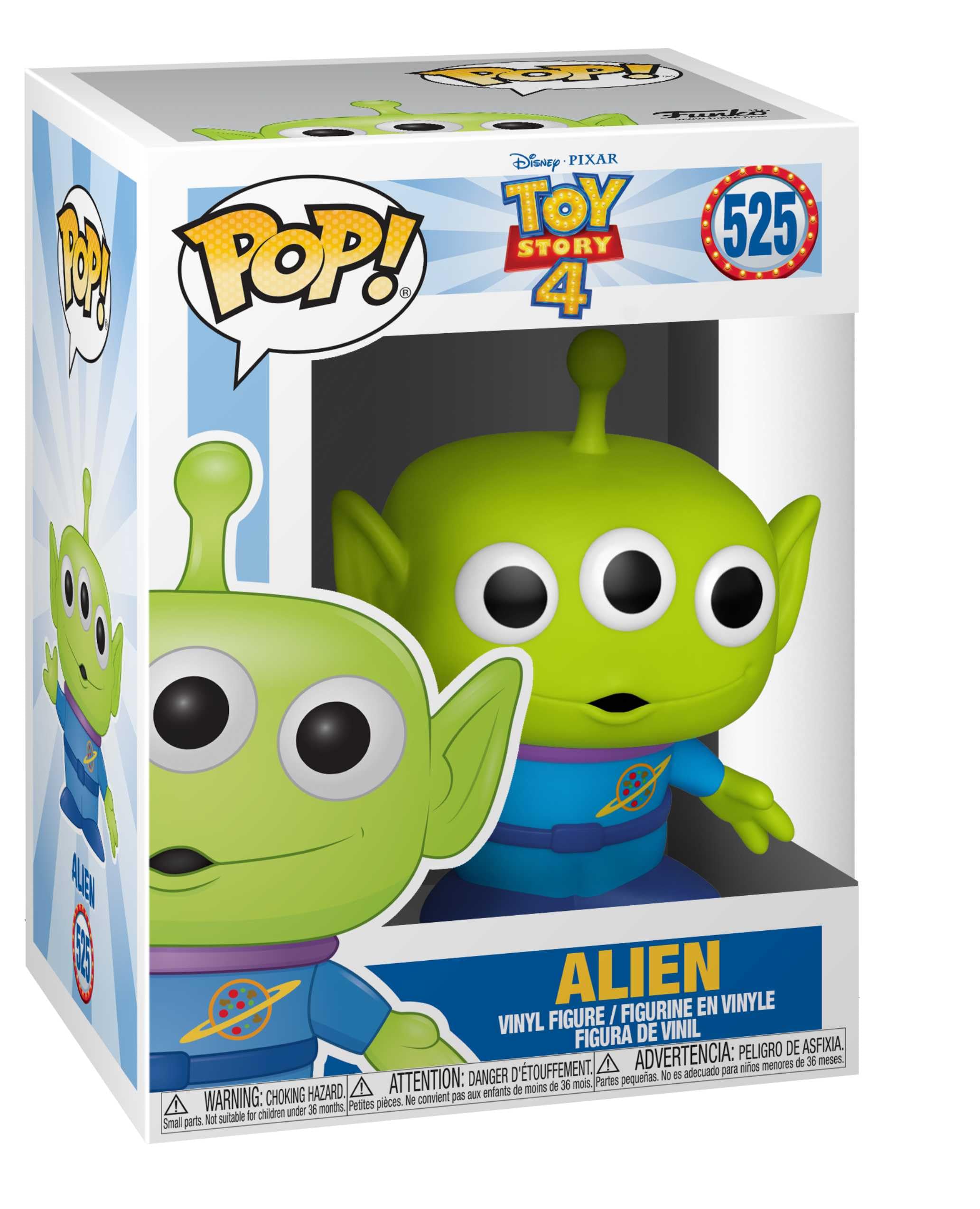 Funko Pop! Disney: Pixar - Toy Story 4 - Alien - Figurine en Vinyle de Collection - Idée Cadeau - Produit Officiel - Jouets pour Enfants et Adultes - Figurine modèle pour collectionneurs