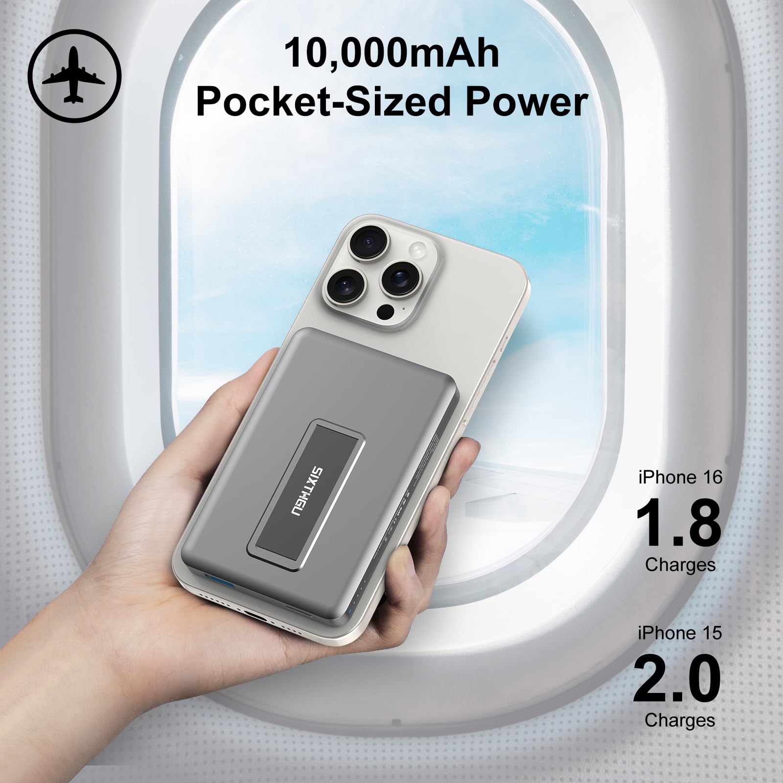 Amazon.com: SIXTHGU Portable Charger, for Magsafe Power Bank with