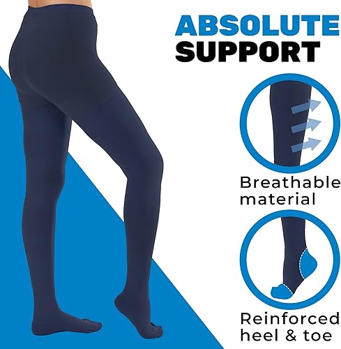 Miniatura 5 de Pantimedias de compresión para mujer 20-30mmHg - Venas varicosas e hinchazón - A204