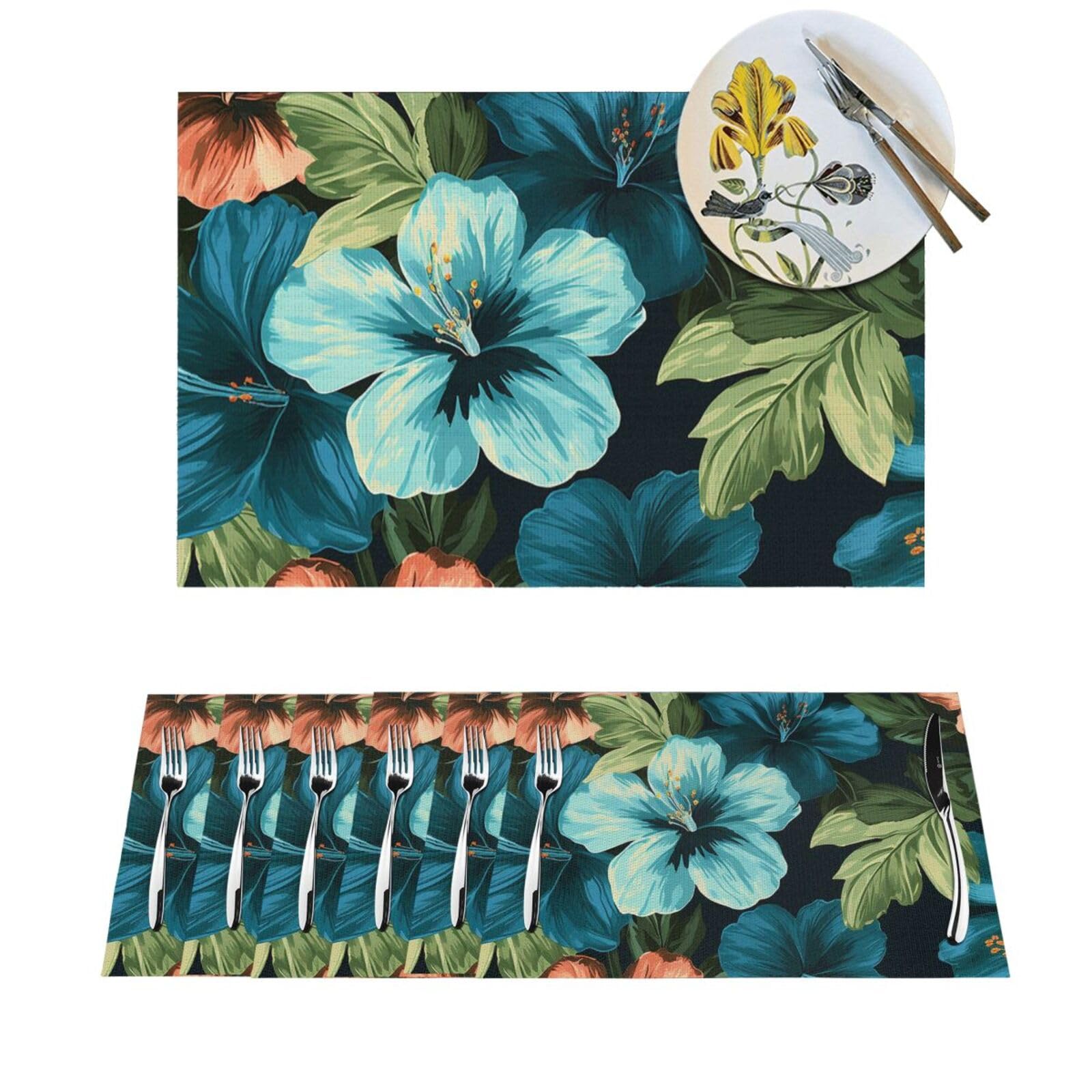 Sets de table antidérapants en PVC pour protéger la table des taches