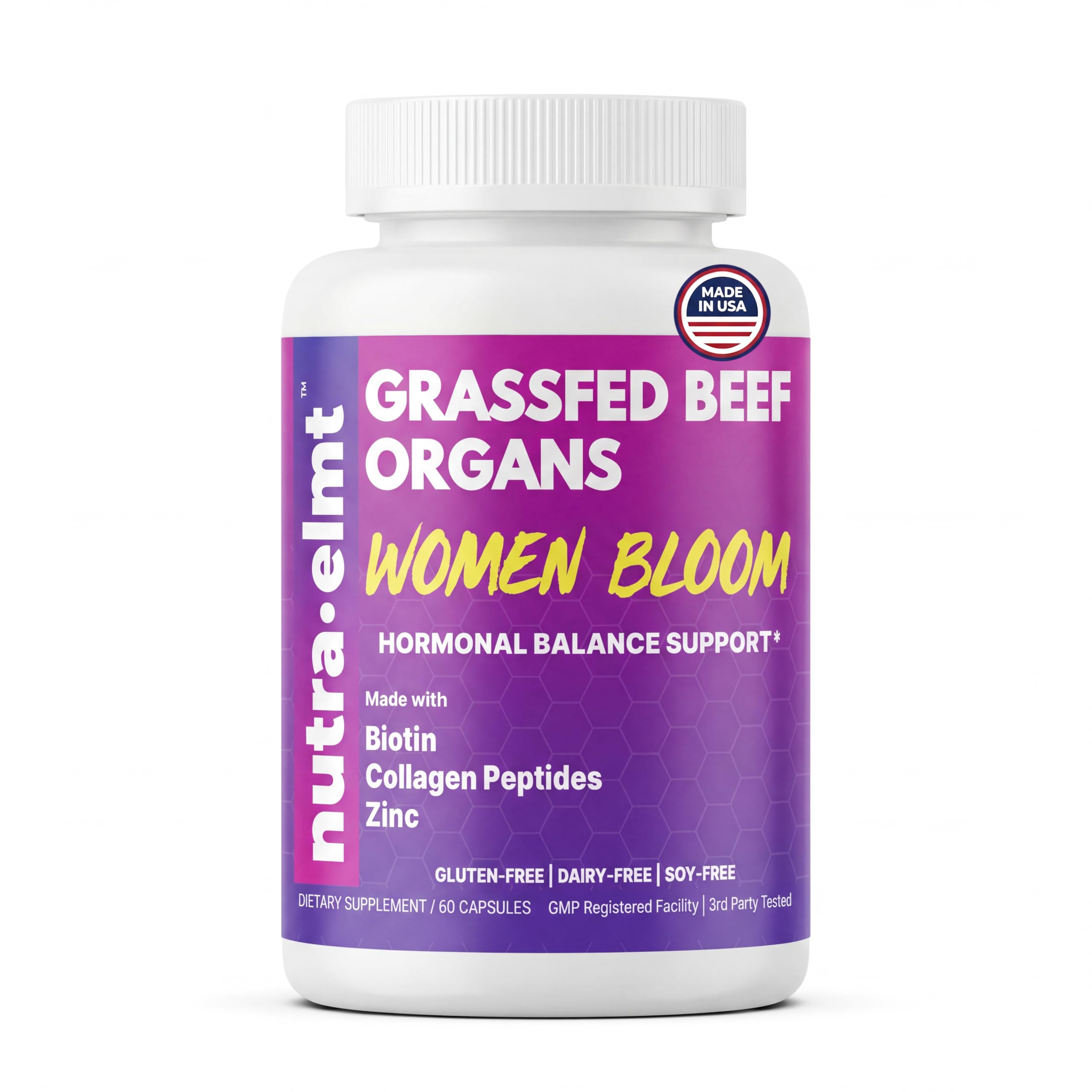 Beef Organ Supplement for Women – NZ Grass Fed | Biotin Collagen Zinc