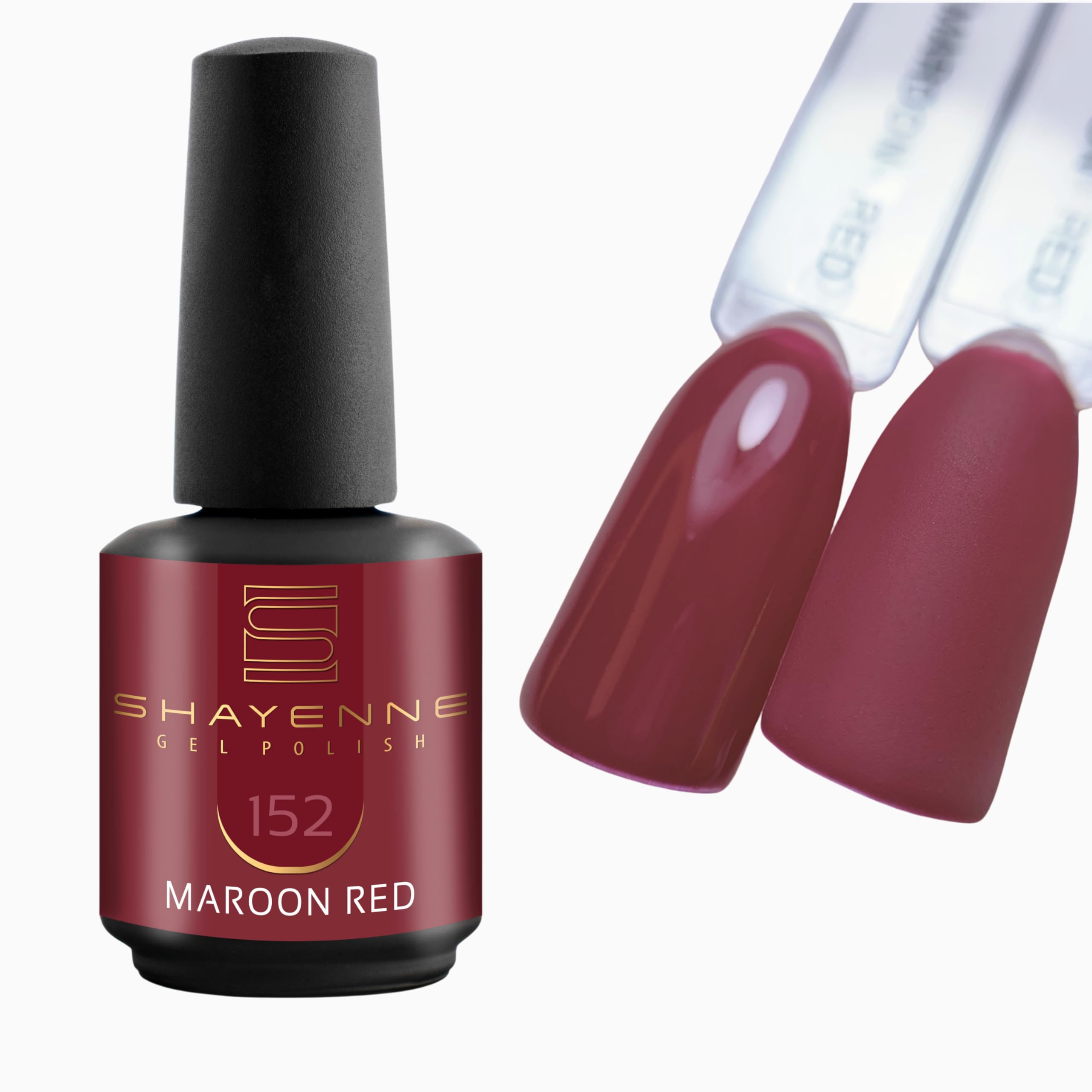 SHAYENNE UV Gel Nagellack Schwarz 15ml – 63 Black Diamond Gl