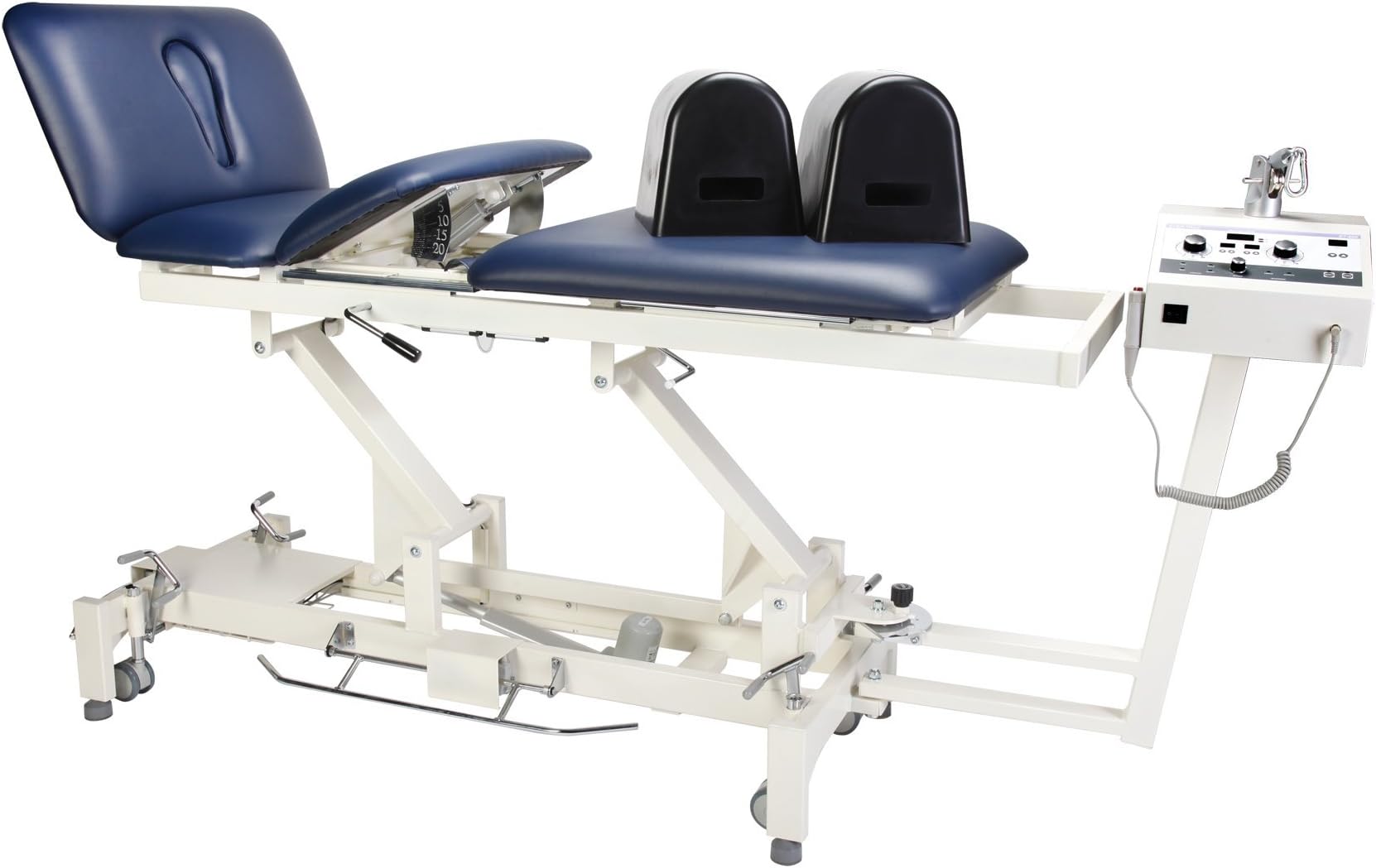 EU300 HI LO Electric 4 Section Cervical Lumbar Traction PT Chiropractic Physical Therapy Table Made in Taiwan