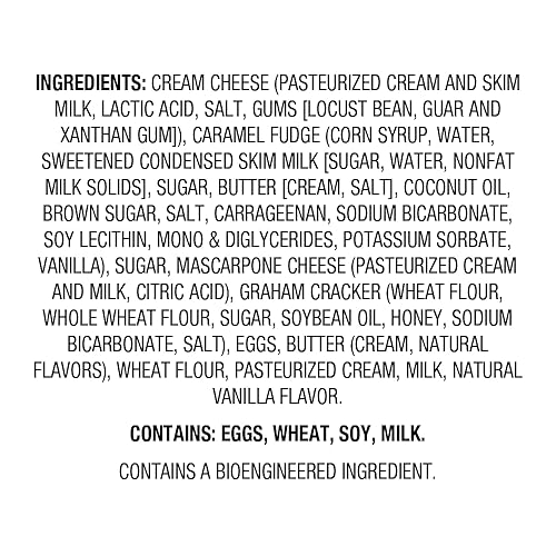 Miniatura 3 de Tienda Brand, Aplenty Carmel Salted Carmel Mascarpone de 6 pulgadas, tarta de queso, 20 onzas (congelado)