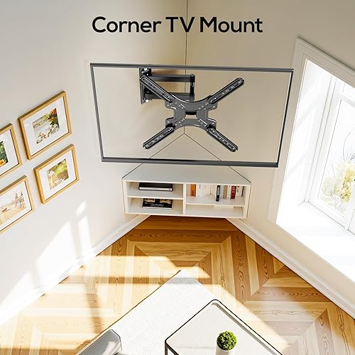 Miniatura 7 de Soporte de pared para TV de 43, 50, 55 pulgadas, con movimiento completo, para la mayoría de televisores de 32 a 60 pulgadas, soporte de pared