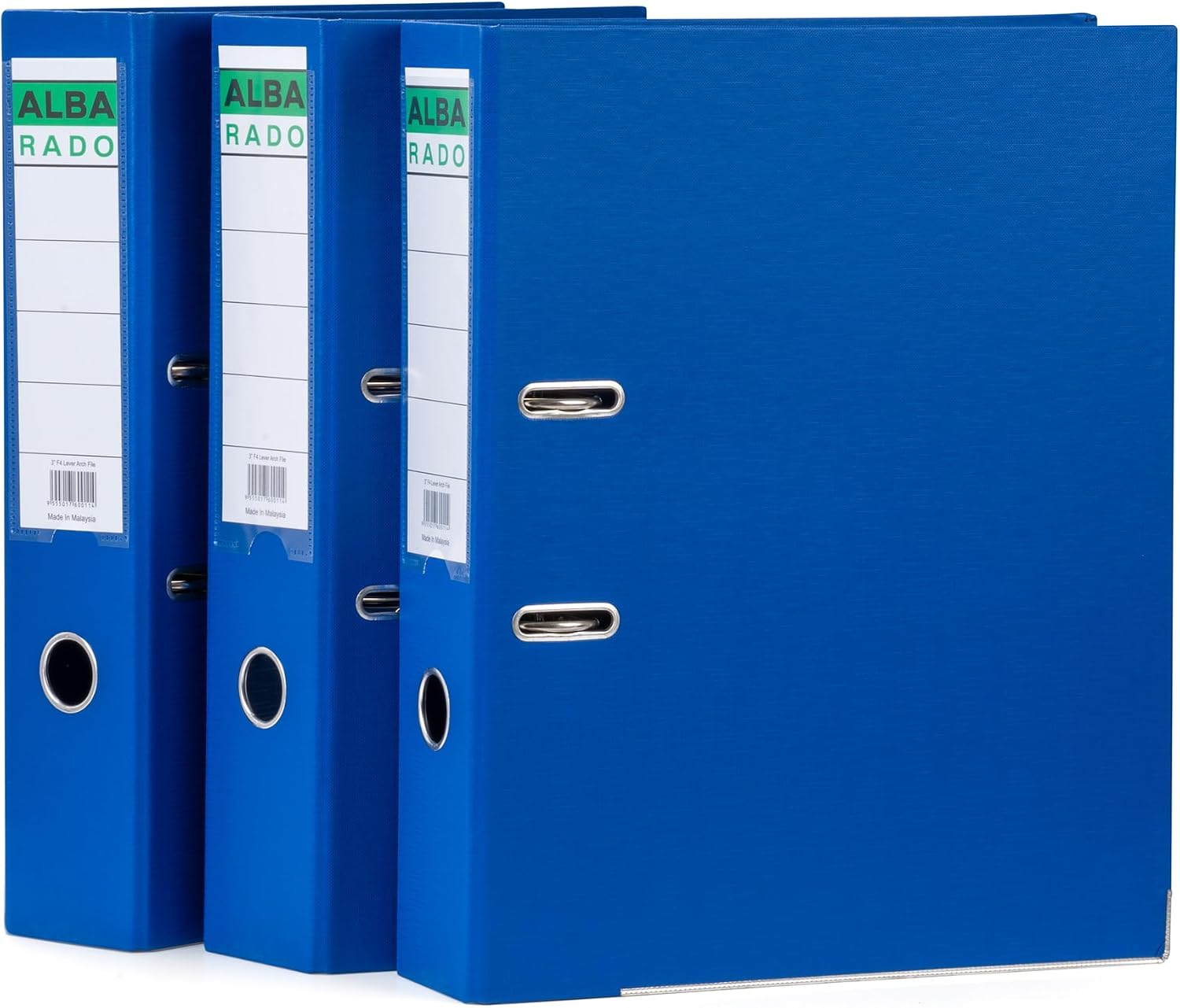 AL FAKHAMA Alba Rado Heavy Duty Plastic Lever Arch File - Foolscap Size ...