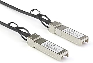 StarTech.com Dell EMC DAC-SFP-10G-1M Compatible 1m 10G SFP+ to SFP+ Direct Attach Cable Twinax - 10GbE SFP+ Copper DAC 10 Gbps Low Power Passive Mini GBIC/Transceiver Module DAC (DACSFP10G1M)