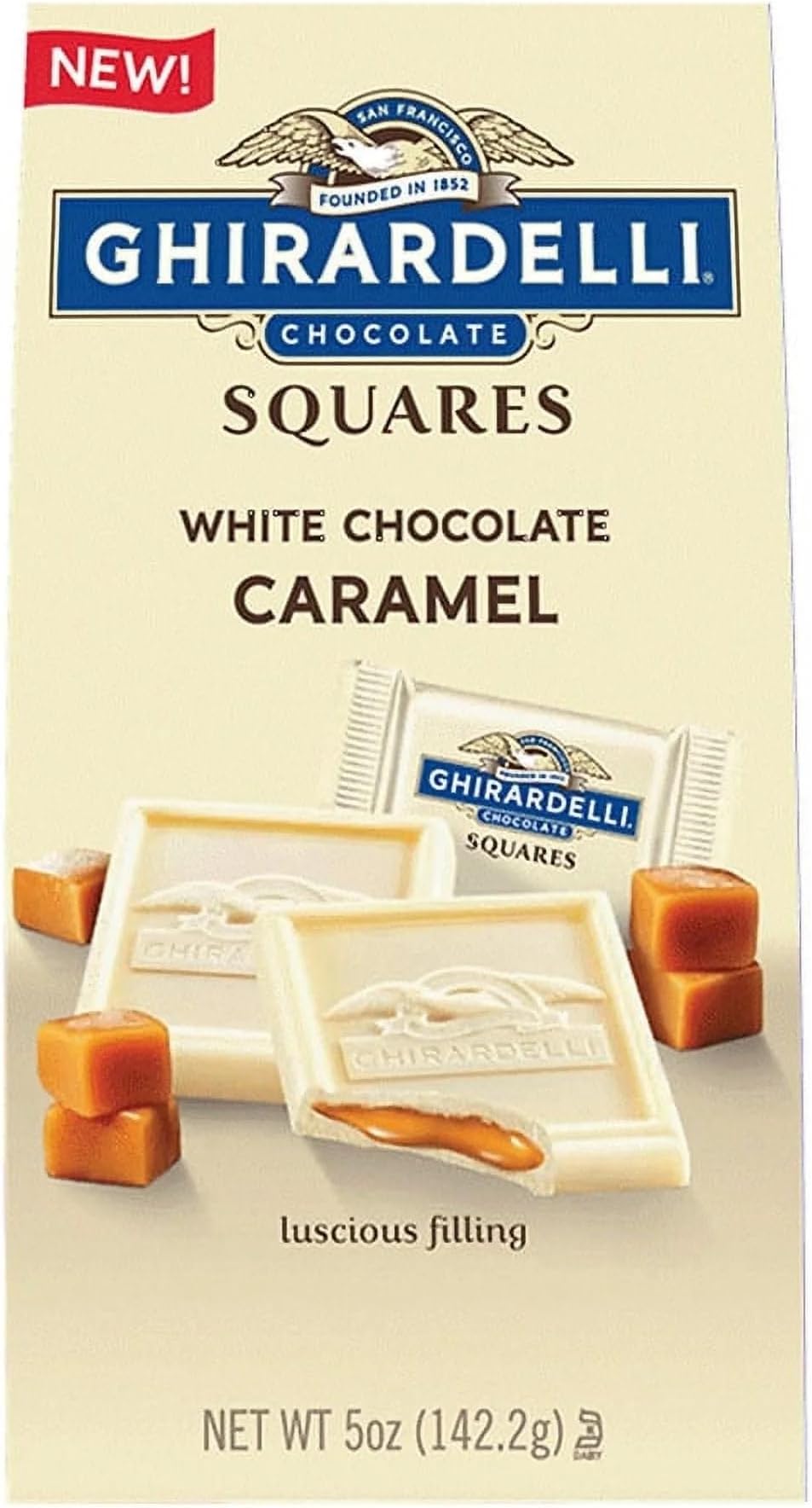 White Chocolate Caramel Candy, 5 Ounce, Pack of 3
