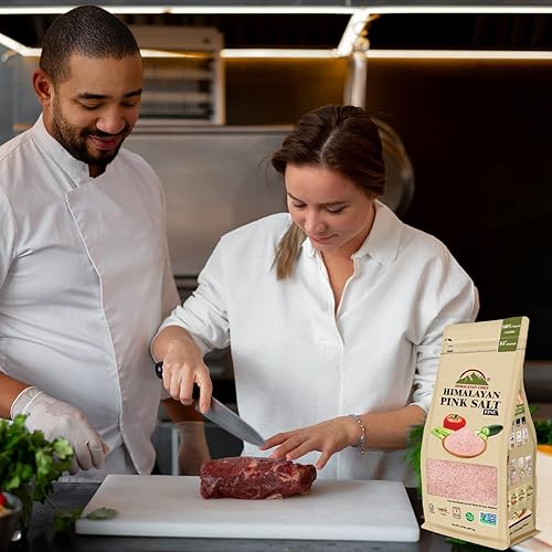Miniatura 9 de Himalayan Chef Sal rosa del Himalaya grano fino tamaño a granel de 40 libras 100 natural y orgánica sal rosa certificada vegana y Kosher 20 libras