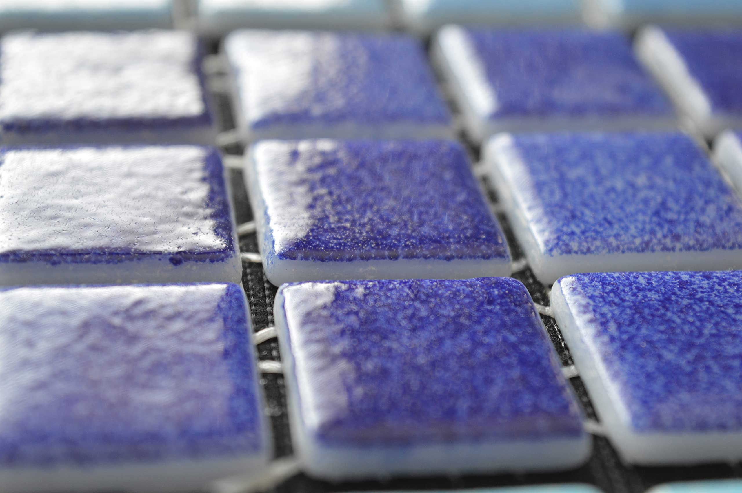 Mosaïque en verre bleu 8436028840731