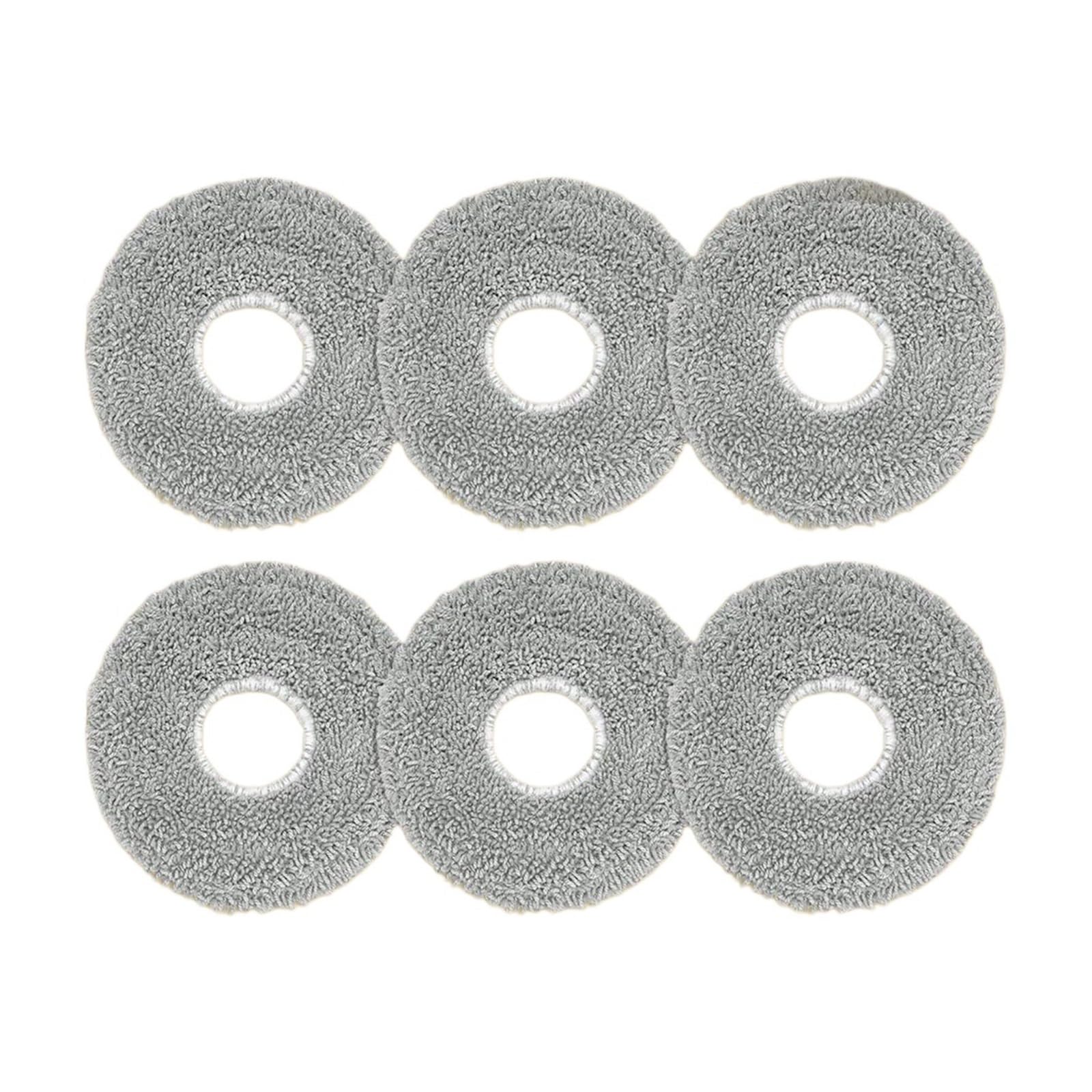 SLAQEYDJS Mop Cloths Replacement Parts, Compatible With Roomba Plus 405 Combo 505 Combo Robot Vacuum Cleaner(6pcs)