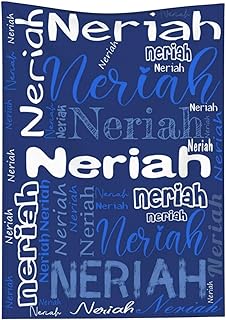 Xanadut Personalized Blanket with Name,Custom Monogram Throw Blanket, Unique Gift for Kids Pets Friends and Parents