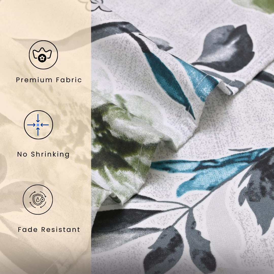 EverSoft Bedding 1PCS Floral Fitted Sheet Small Double Size Extra Deep 35cm Pocket 4ft Soft Breathable Printed Mattress Cover - Image 4