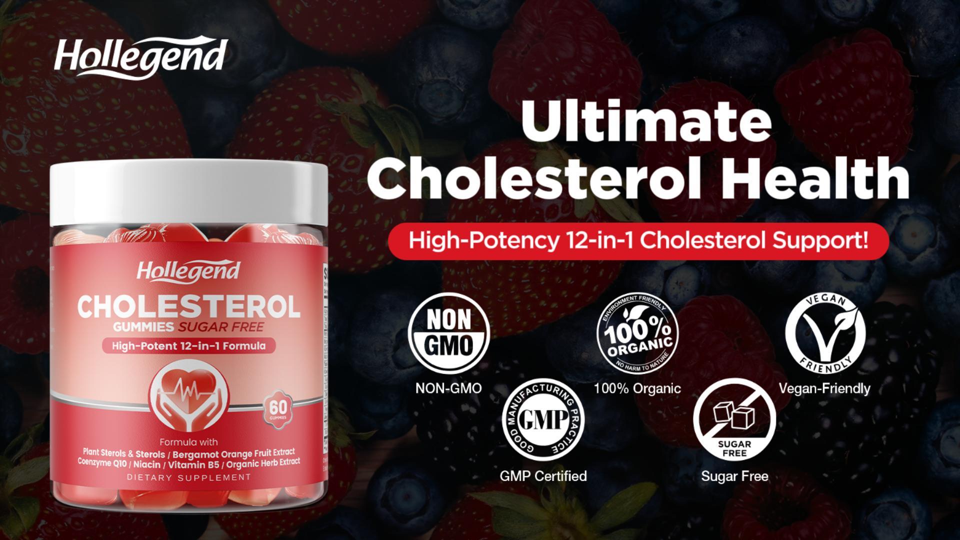 Amazon.com: HOLLEGEND Cholesterol Supplements Gummies Sugar Free