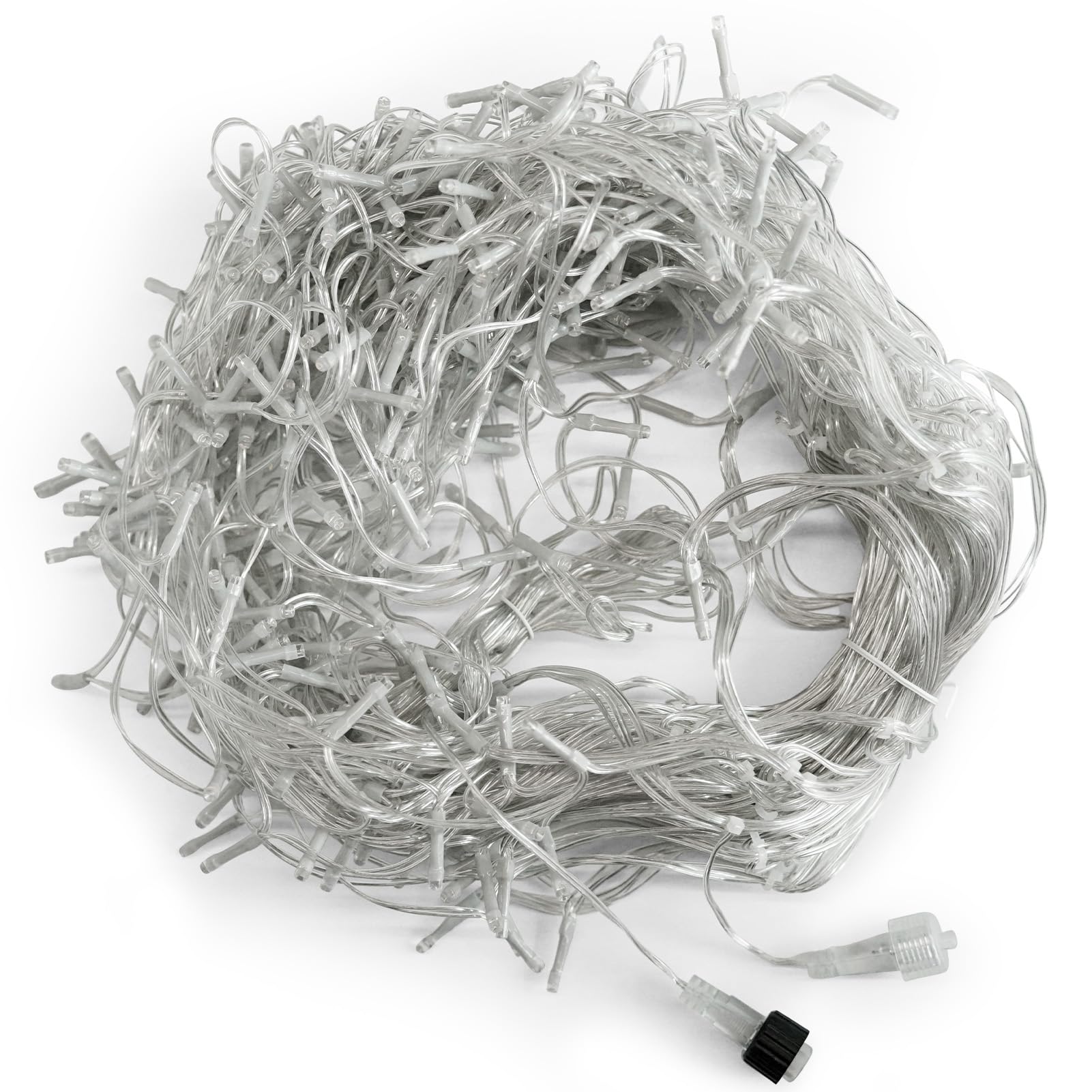 WOWDSGN 2m Verlängerung Eisregen Lichterkette， Warmweiß, Flexibel kombinierbar & End-to-End verbindbar für Außen(88 LEDs)