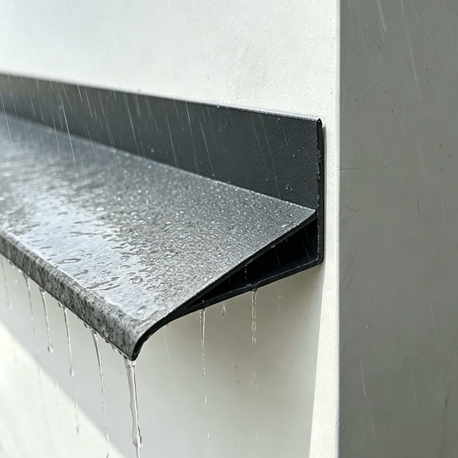 Perfil Goterón Perfil Gotero de Aluminio Extendido, Protector Impermeable