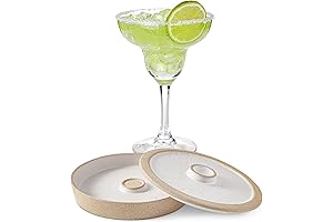 Ceramic Margarita Salt Rimmer Set with Lid