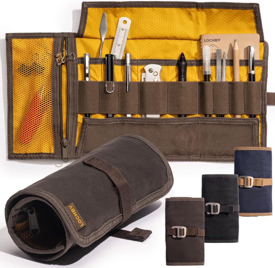 LOCHBY Tool Roll, 8x16 Inches (Unrolled)
