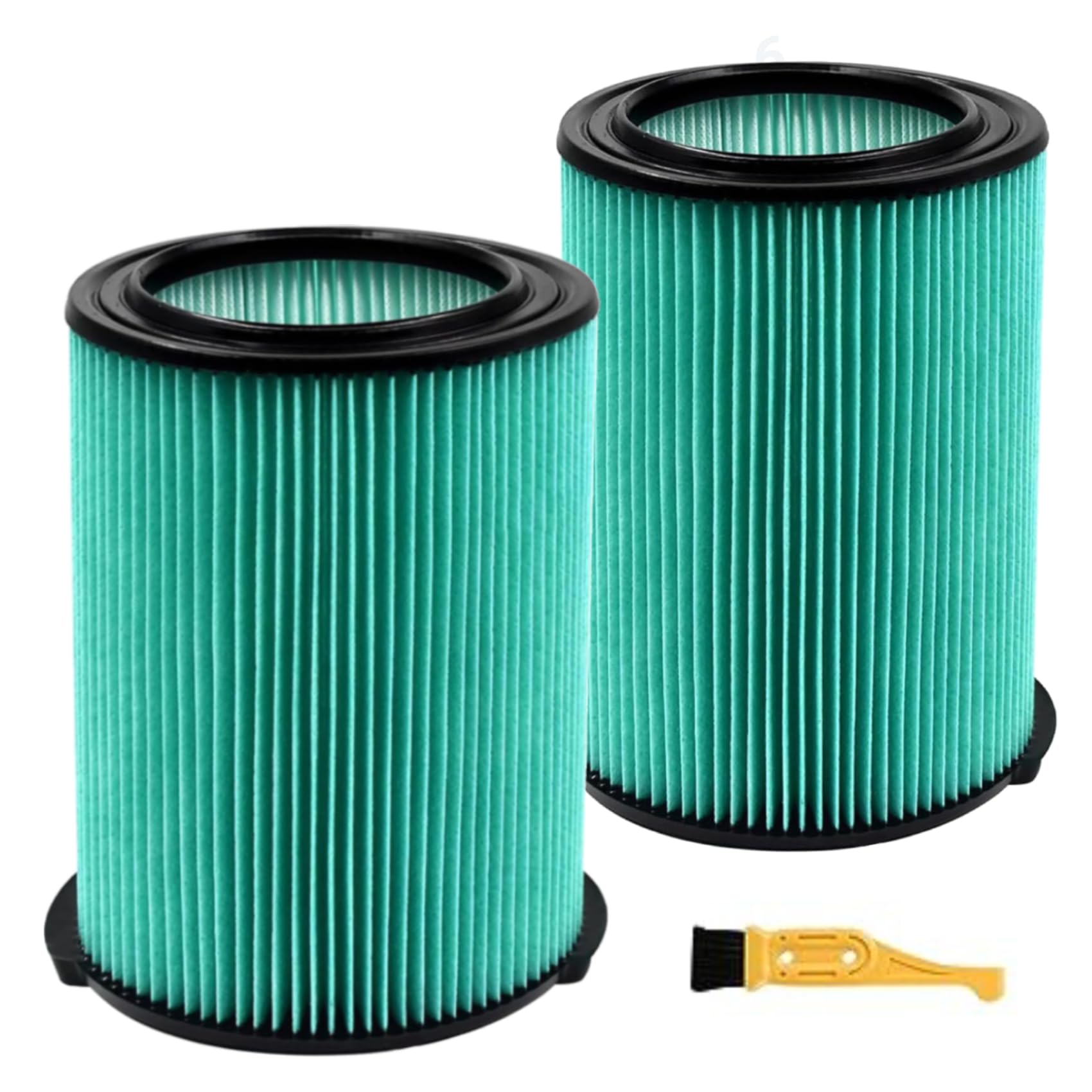 VF6000 97457 5-warstwowy filtr zastępczy do odkurzaczy Ridgid 5-20 galonów Wet Dry WD5500 WD0671 WD6425 WD7000 WD1280 WD1851 WD1680 WD1956 RV2400A 14000A RV RV2 600B, pasuje do odkurzaczy Husky 6-9