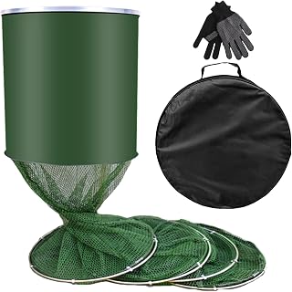 Setzkescher faltbar gummiert, mit Tasche & Handschuhe