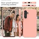 YATWIN Silicone Back Case for Samsung Galaxy A26, Soft-Touch Phone Back Cover for Samsung Galaxy A26 - Pink gallery image