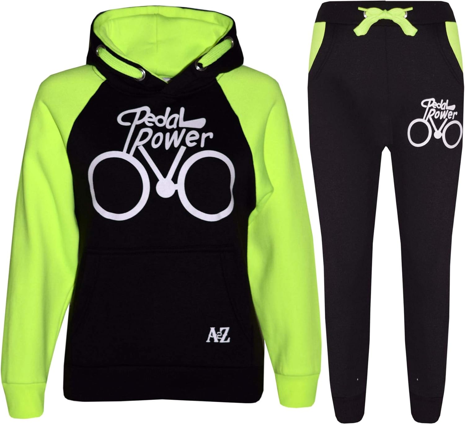 Kids Tracksuit Boys Girls Designer's Pedal Power Jogging Suit Top Bottom 7-13 Yr