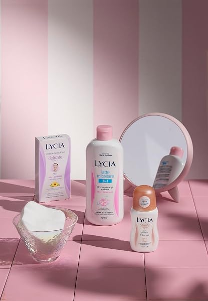 Lycia, Strisce Depilatorie Viso per Pelle Sensibile con Estratto di Calendula Lenitivo ed Emolliente, Senza Profumo, Coloranti e Conservanti, Delicate Touch, 20 Strisce + 4 Salviette Post Depilazione - 2