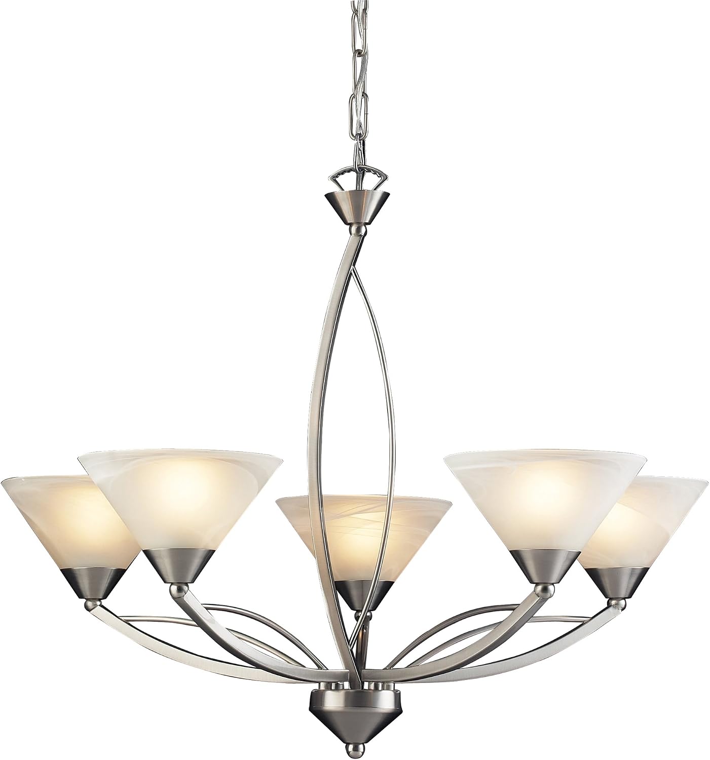 Hottest Sales Elk 7637/5 Chandelier, 28W X 28D X 23H, Satin Nickel Black Friday - 80% OFF Elk 7637/5 Chandelier, 28W X 28D X 23H, Satin Nickel