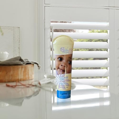 Miniatura 8 de Clear Essence Gel de baño suavizante para el cabello y el cuerpo con caléndula y manzanilla, cuidado de la piel del bebé, lavado de bebé sin