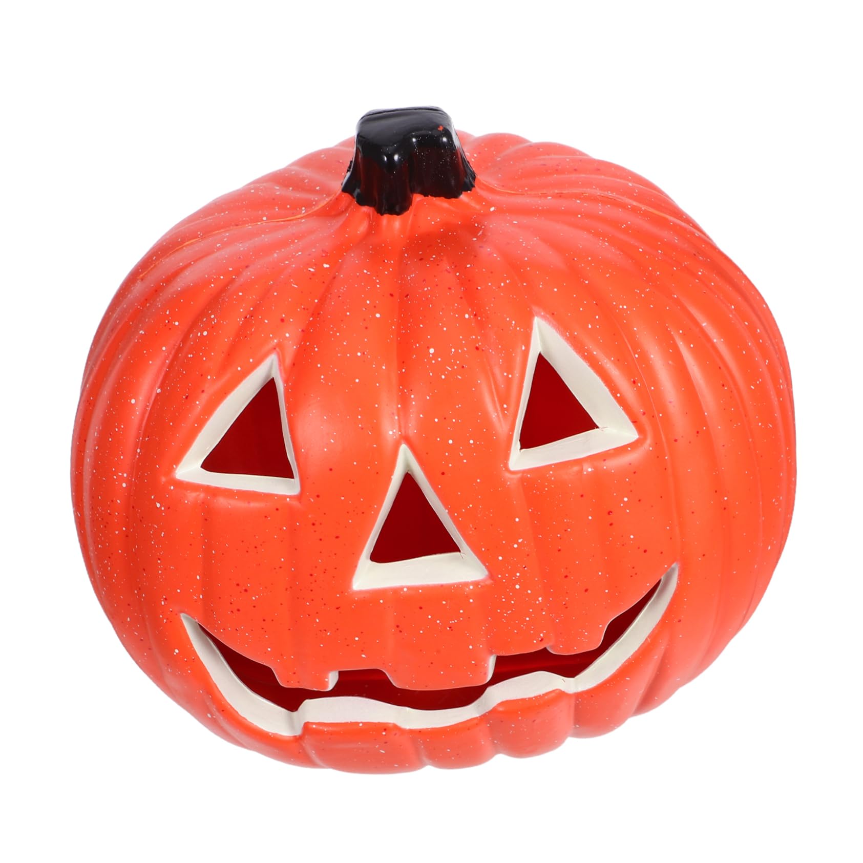 DOITOOL Halloween Lantern, Jack o Lantern Light Up Pumpkin Decorations, Shatterproof Lighted Pumpkin with LED Bulb for Indoor Outdoor Party Favors