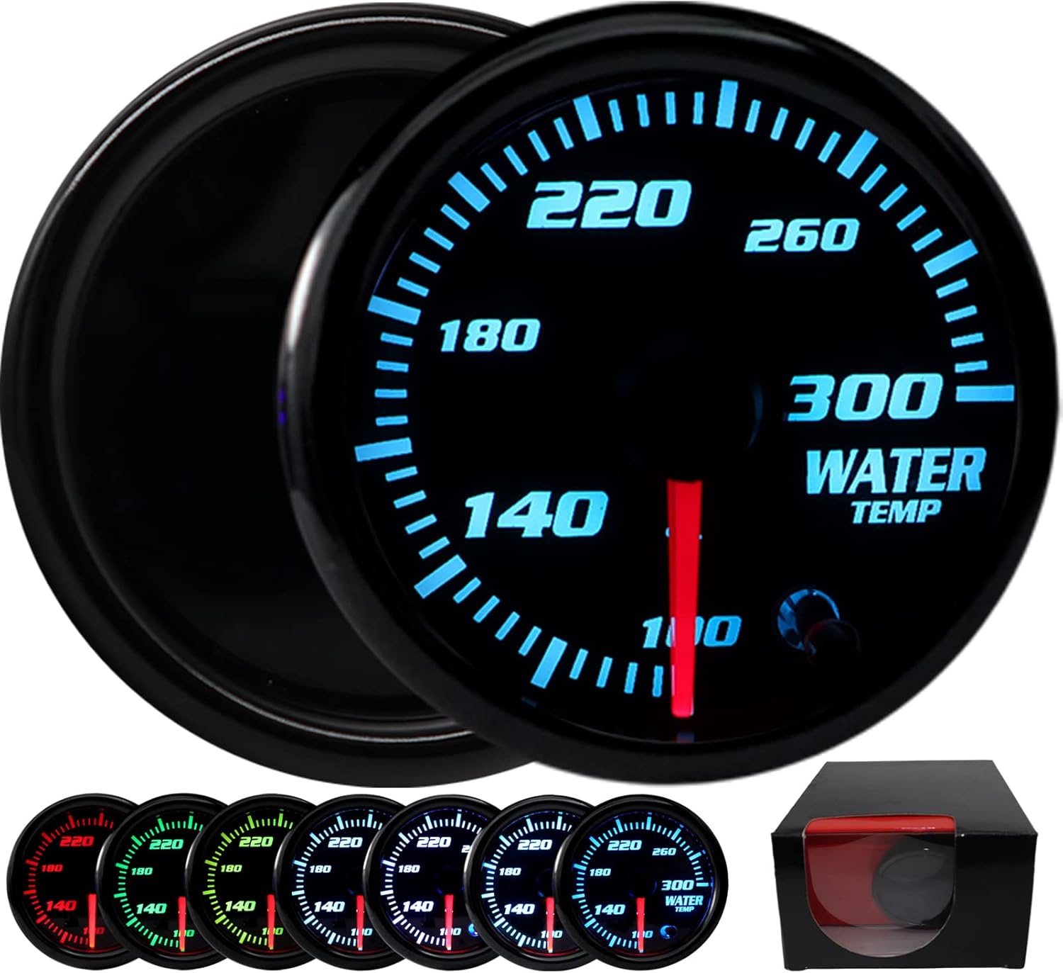 7 Color Transmission Temperature Gauge + 7 Color Water Temp Gauge