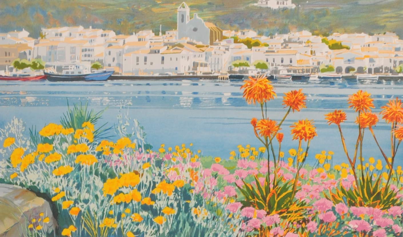 Amazon | ダニーロ・フェルナンデス 「花香る風景」 スペイン 絵画 