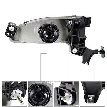 Amazon.com: munirater Headlight Assembly Replacement for