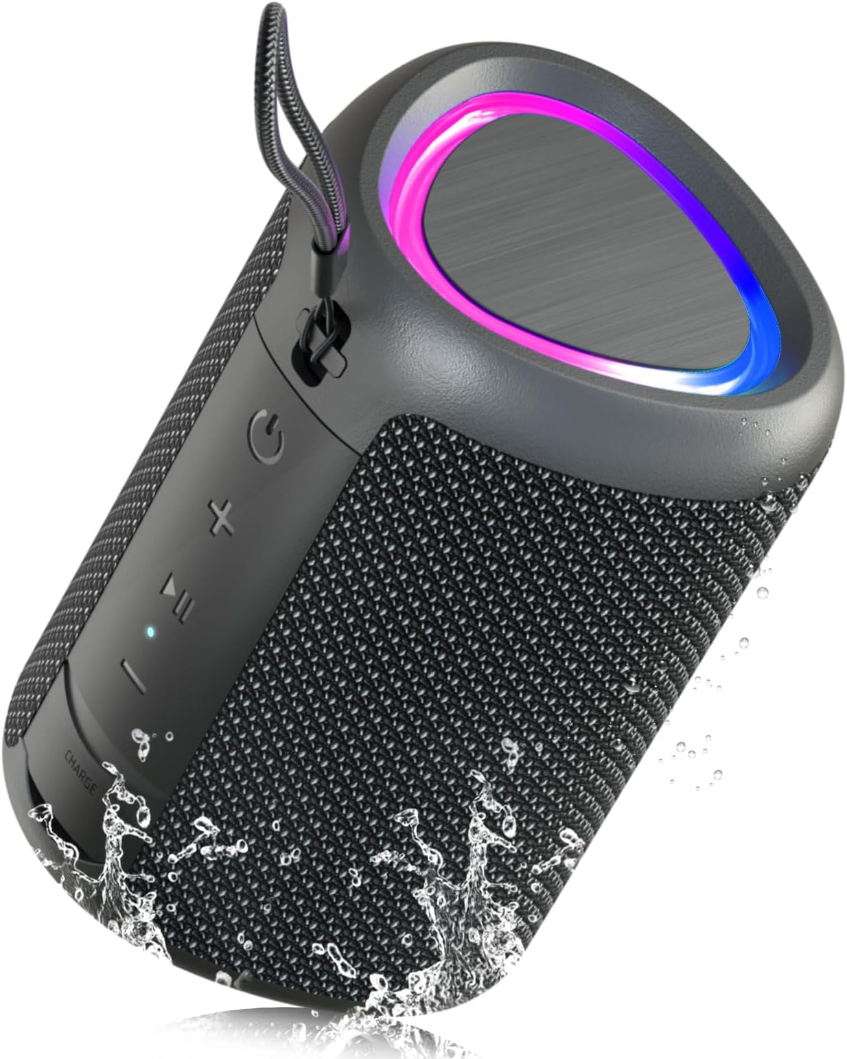 Enceinte Bluetooth LEDWOOD XTREM250, TWS Portable - Sans Fil, Avec LED Lumieres Pulsees Super Bass Ipx5 Aux Usb Radio Fm 3666638049506
