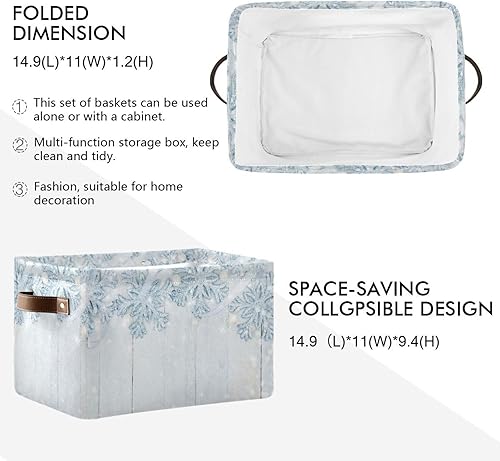 Miniatura 73 de senya Cesta de almacenamiento de Pascua con asas, huevos de Pascua, tela de conejo, contenedores de almacenamiento plegables para almacenamiento, 15