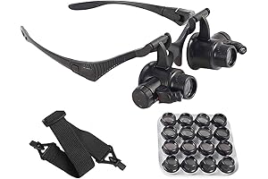 Bergeon Loupe Magnifier Glasses Headband - Interchangeable Lens for Watch Repair Jeweler Loupe