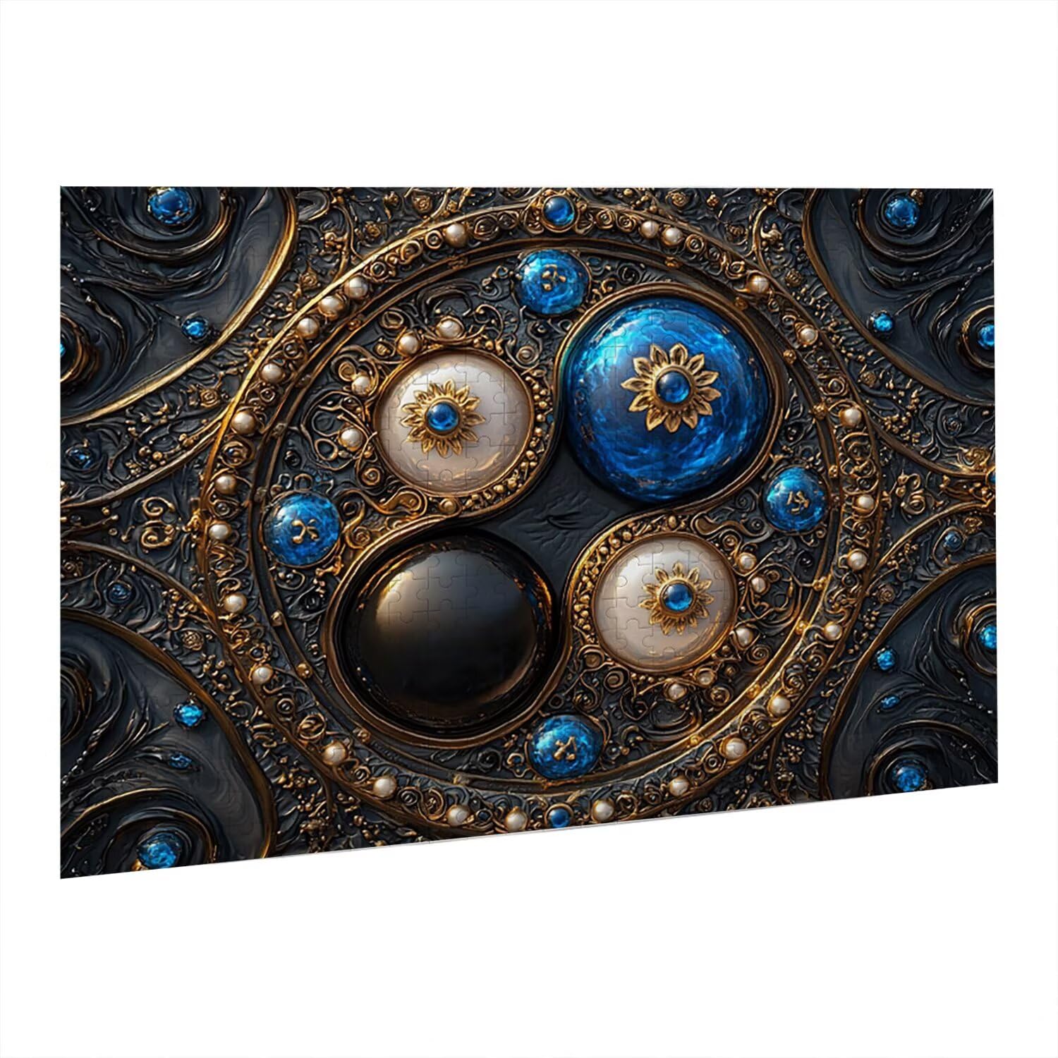 Układanka Jigsaw, 5000 sztuk klasycznych układanek, łamigłówka księżycowa relaksacyjna inteligencja, trudne trudne puzzle dla dorosłych wymagające puzzle gra rodzinna, prezent dla miłości przyjaciela