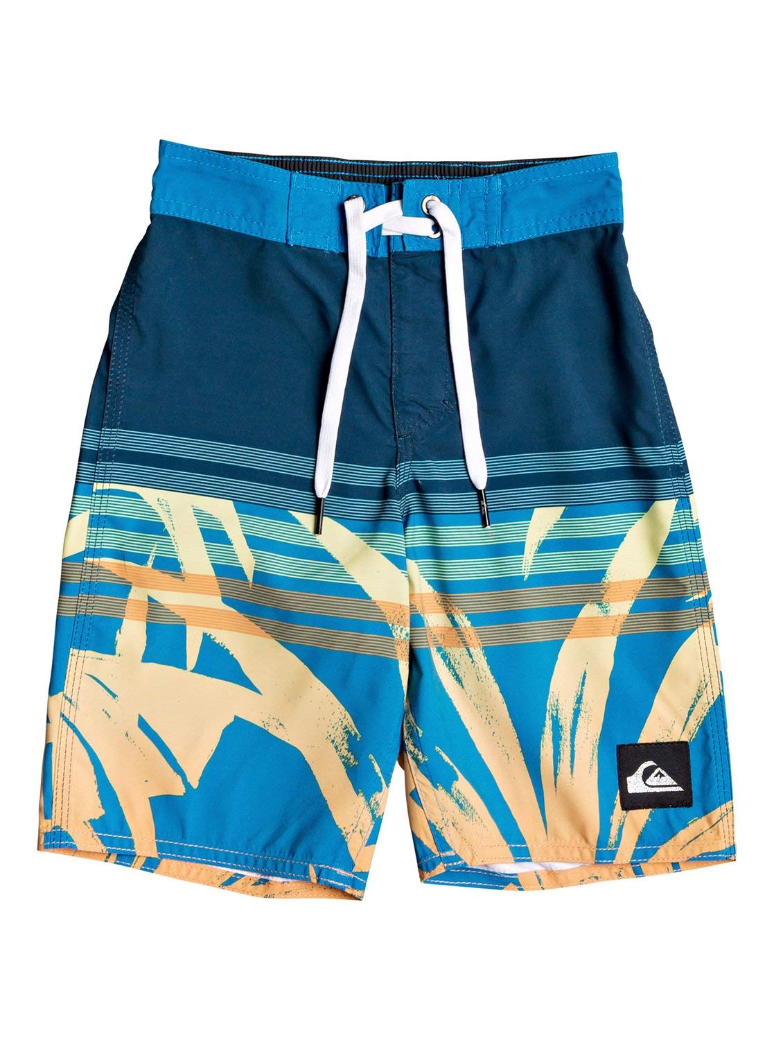 Quiksilver Boys' Everyday Tropics 14 Boardshort Swim Trunk, Majolica Blue, 2