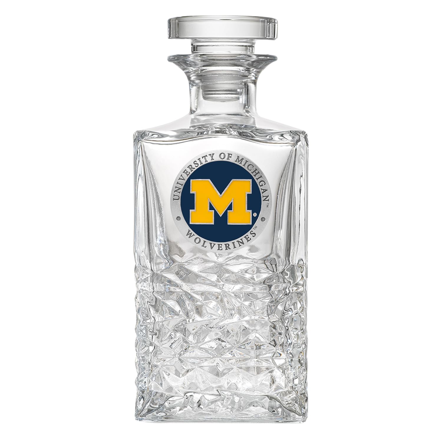 Heritage Pewter Michigan Heritage Decanter | 25 OZ Liquor Pourer | Expertly Crafted Pewter Glass