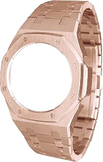 GMAS2100 Mini Casioak Mod kit 42mm All Stainless Steel Watch Bezel Strap Replacement Accessories for GMA-S2100