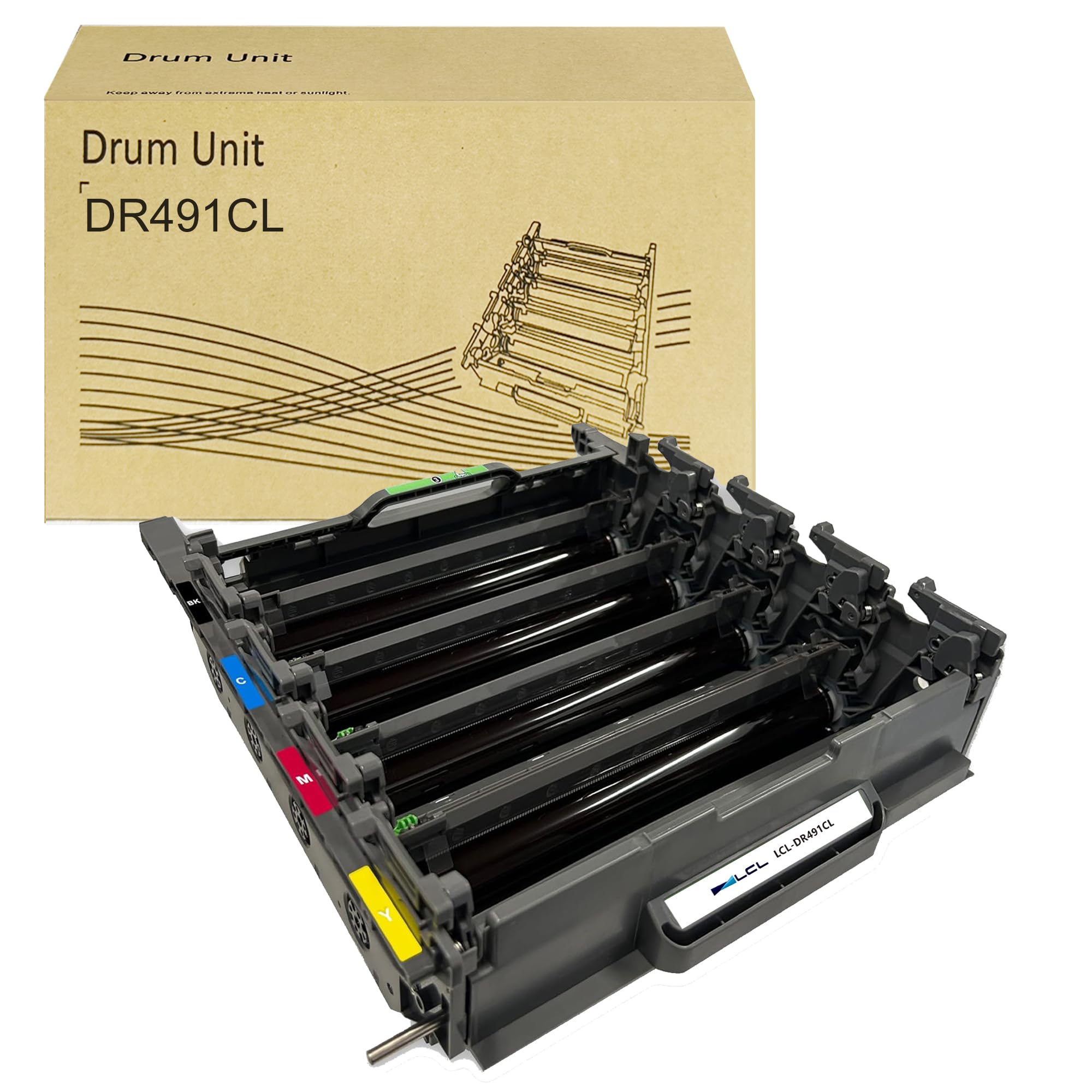 LCL Brother用 ブラザー用 DR-491CL 4色一体型 互換ドラムユニット 対応機種： HL-L8360CDW HL-L9310CDW MFC-L8610CDW MFC-L9570CDW