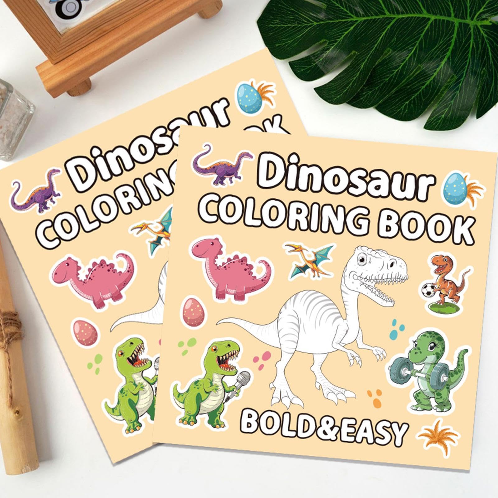 Libri Da Colorare Per Bambini 40 Pagine Giocattoli Dinosauro Prescolastici | Libro Di Attività Di Disegno Per Piccoli Per Educazione Intrattenimento Casa Viaggio Scuola Asilo Natale Compleanno
