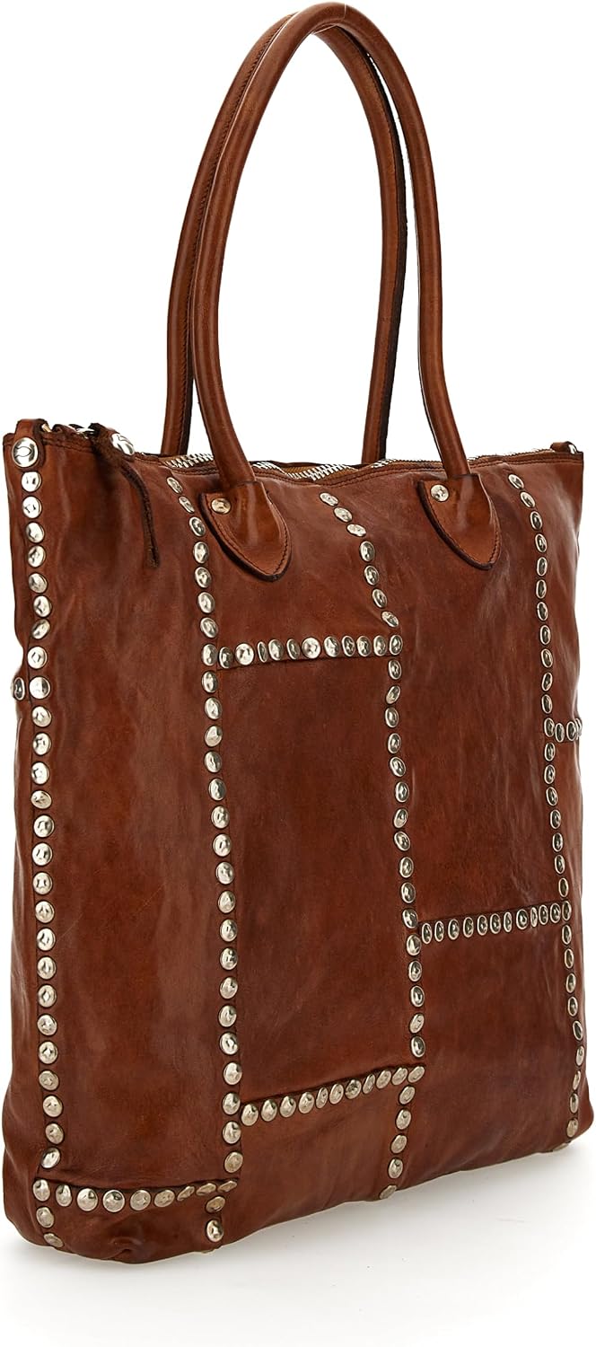 Sac Cabas CAMPOMAGGI En Daim (Suède) - Tote Bag Vintage, Occasion