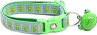 Vista 5 de Frog Cat Collar - Safety - Breakaway - Pugs2Persians (Small(10lbs & Less), Blue)