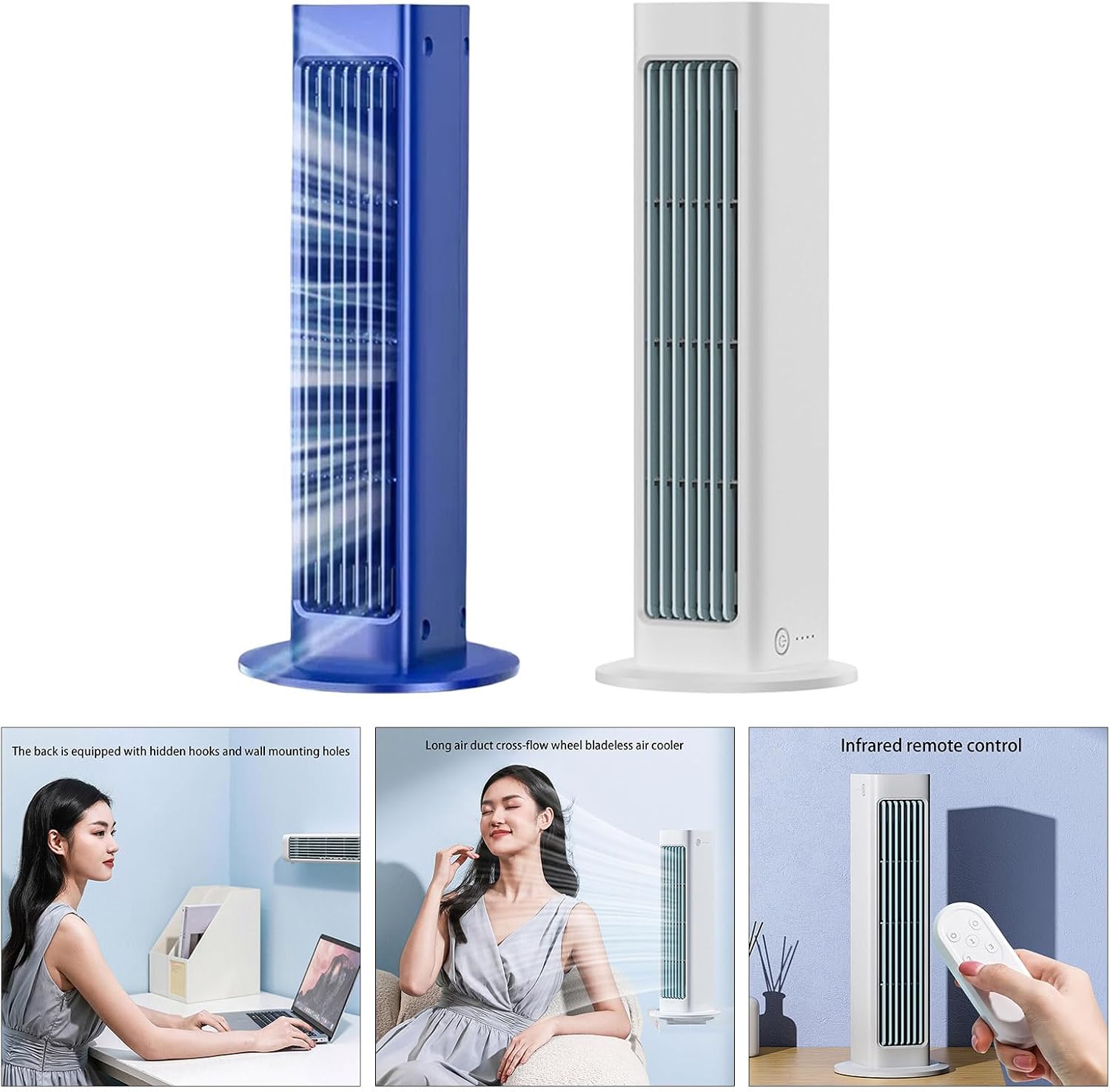 羽根なしタワー型扇風機 リモコン付き Amazon.co.jp: 扇風機 羽根なし