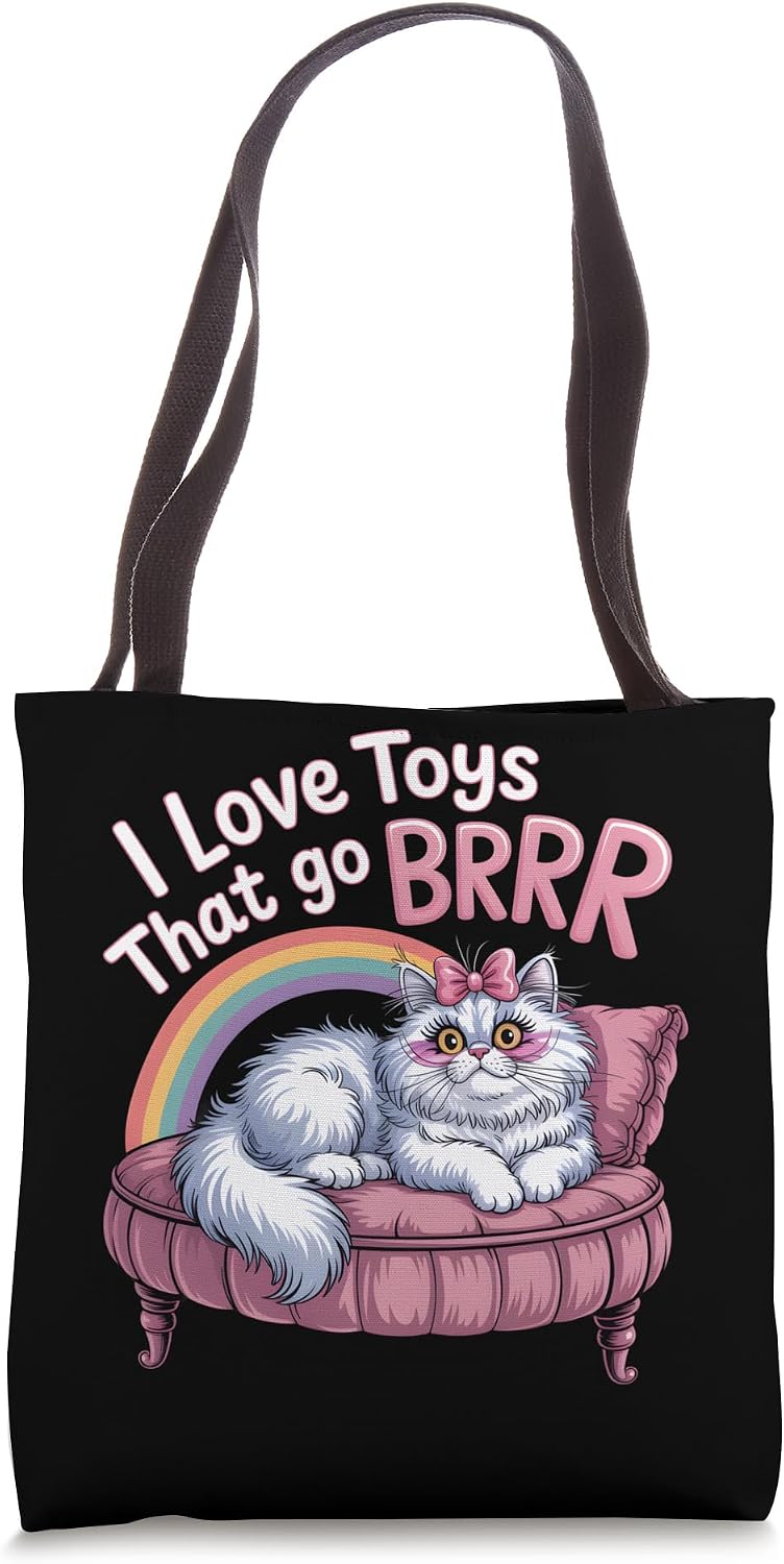 I Love Toys That Go Brrr Funny Inappropriate Embarrassing Tote Bag
