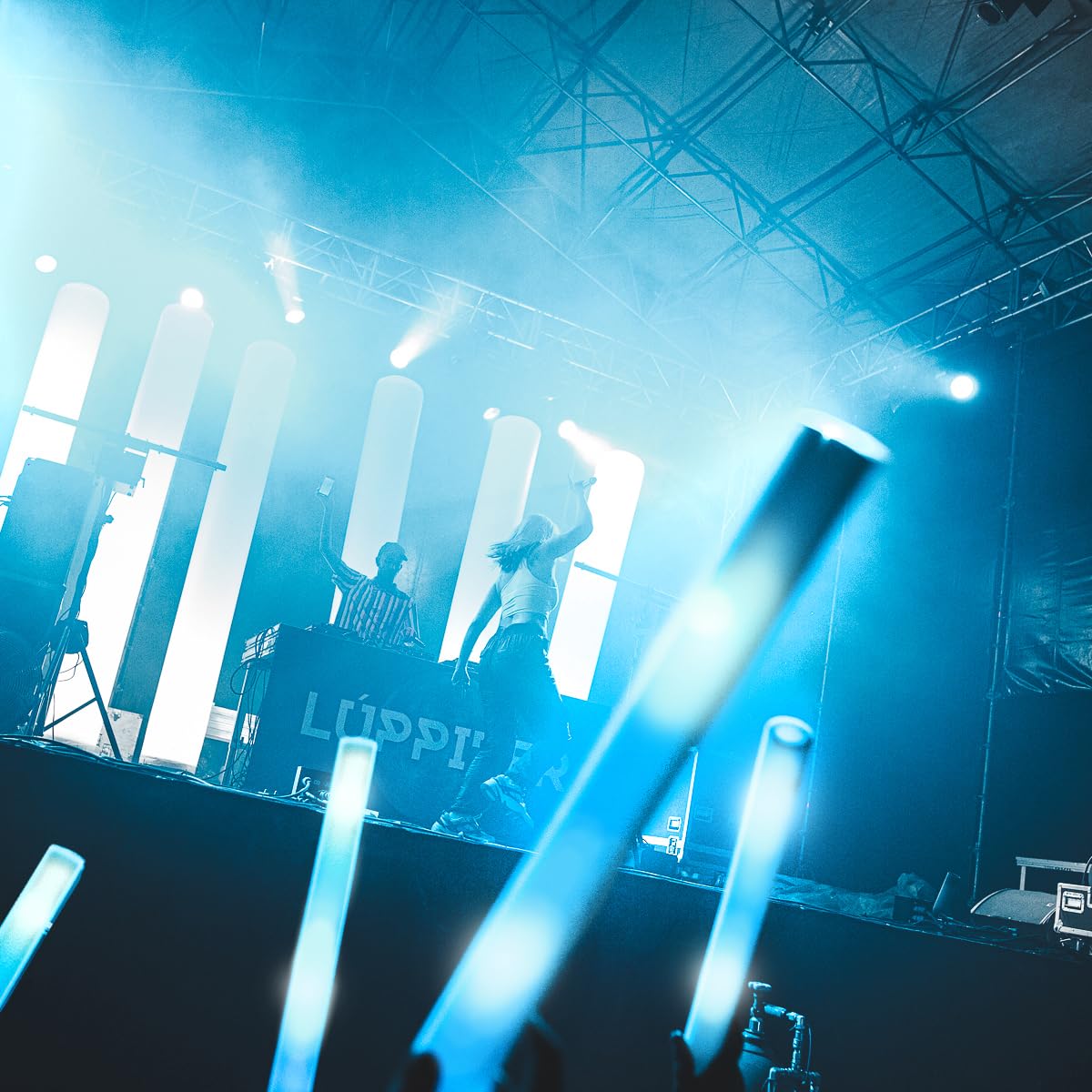 EUTOPICA Bâtons En Mousse Lumineux LED | (Verts) | (Pack 25