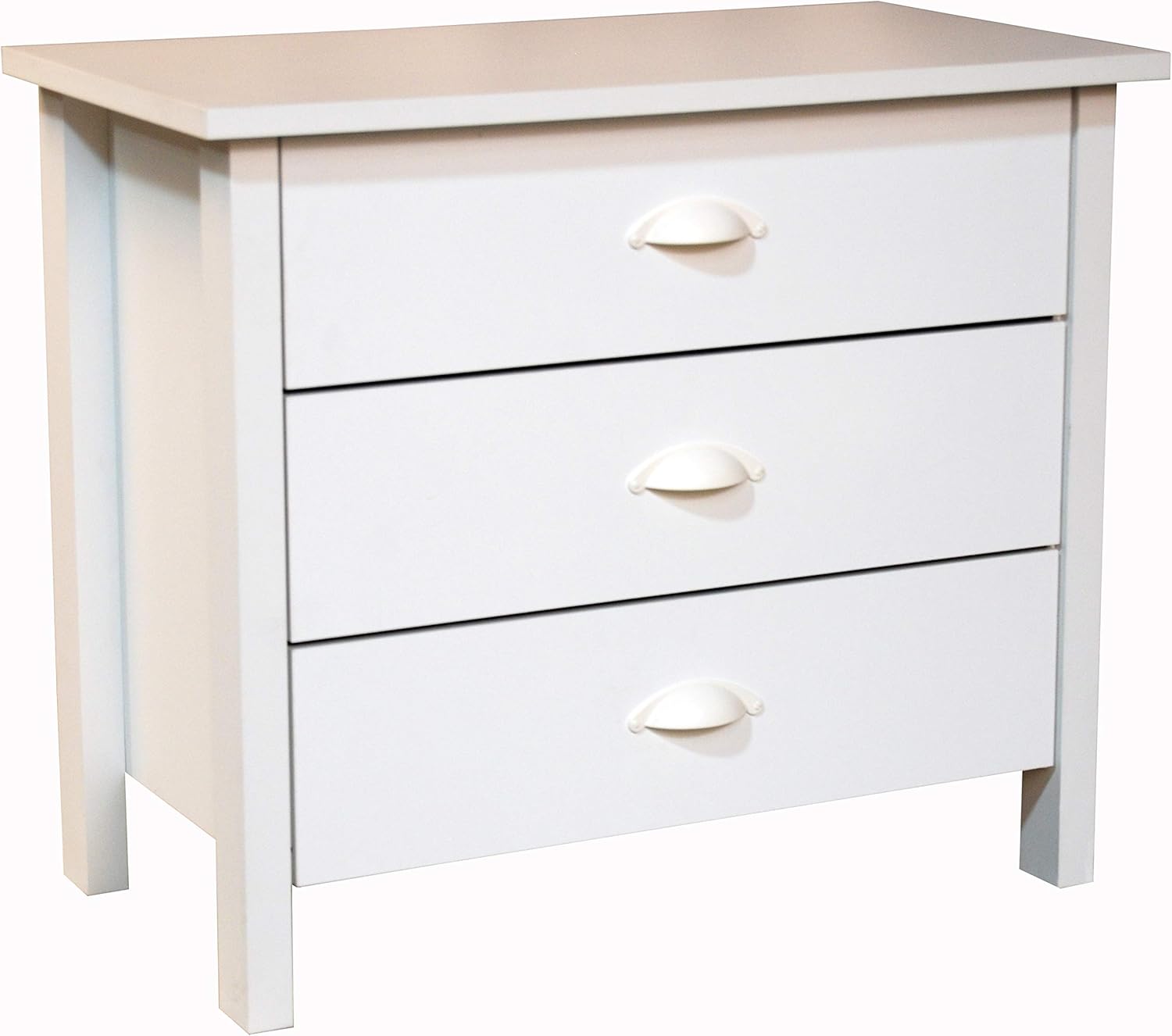 Venture Horizon 3 Drawer Nouvelle Chest White